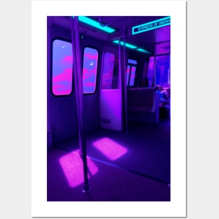 Neon lights express Posters and Art